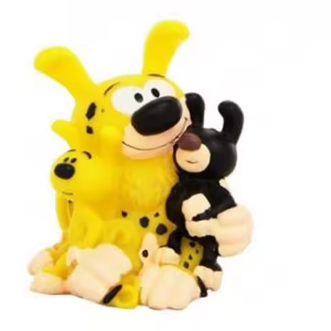 Plastoy-Figure Astérix & Obélix Hucha Chibi 16cm - 1