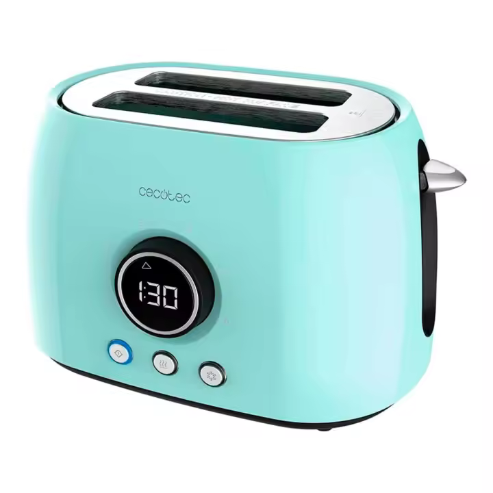 Tostador Cecotec ClassicToast 8000 Double 800W 2 ranuras pantalla digital - 1