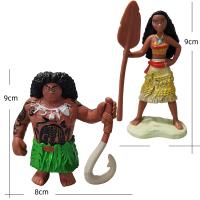 Set De Figuras De Acción Disney Moana 6/10pcs Con Demigod Maui Moana Waialiki Heihei Regalo De Cumpleaños Para Niños Modelo De Película - details 6