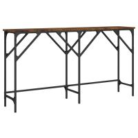 Mesa Consola Vidaxl Madera Ingeniería 140x29x75 Cm Negro - details 3