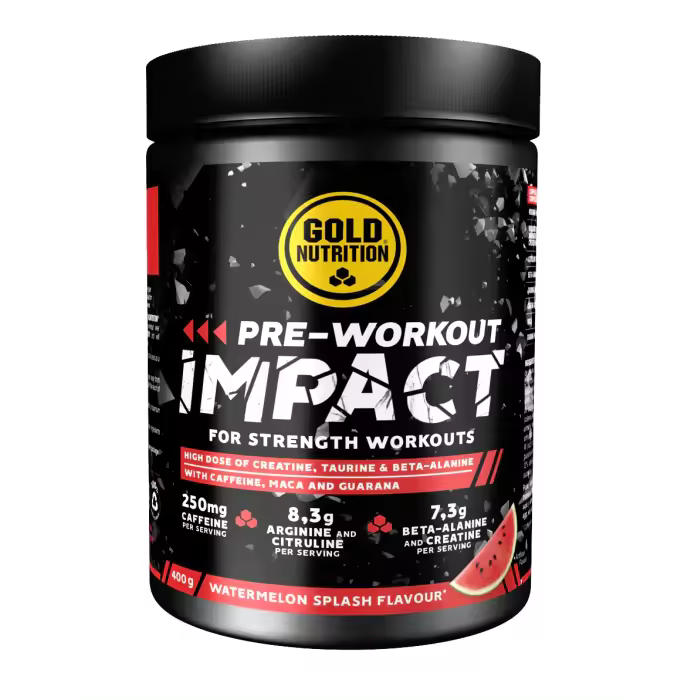 Goldnutrition Impact Pre-Workout Sandía, Fuerza Explosiva - 1