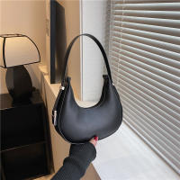 Bolso De Hombro Para Mujer Yogodlns Nueva Primavera Color Sólido Forma De Media Luna Lujo PU Cuero Bolsos Versátiles Con Funda - details 18