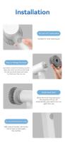 Cepillo De Limpieza Eléctrico Inalámbrico Para El Hogar Y La Cocina Cepillo De Lavado De Platos Baño Azulejos Profesional Ahorra Trabajo - details 7