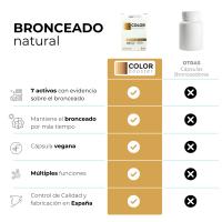 Avanceutics COLOR BOOSTER AUTOBRONCEADO   Cápsulas para bronceado  Suplemento para bronceado  Cápsulas autobronceadoras  30 cápsulas - Vegano, Sin Gluten, Sin Lactosa - details 3