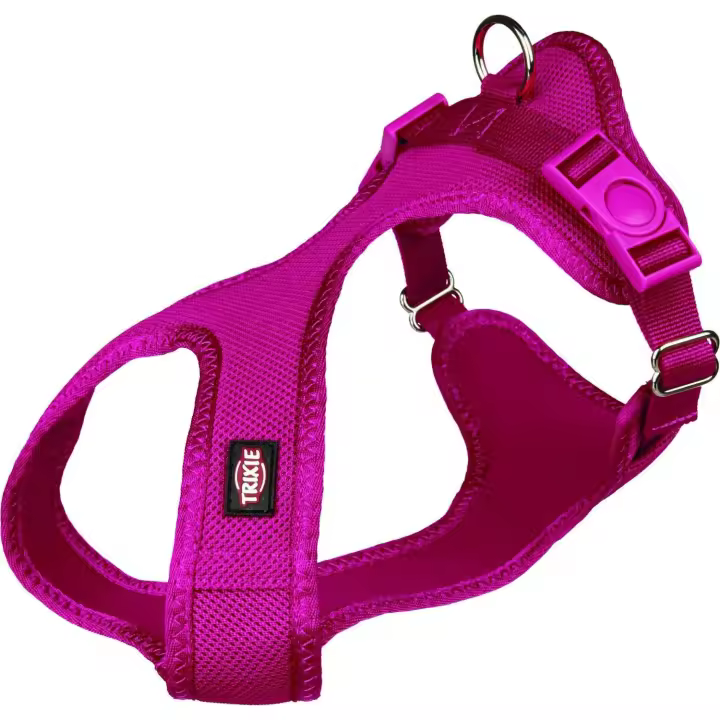 TRIXIE Arnés Suave, S–M, 35–60 cm, Fucsia - 1