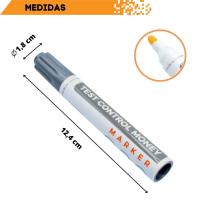 Detector de Billetes Falsos Pack 12 Rotuladores, Detectores de Billetes Falsos, Detecta Billetes Falsos en 2 Segundos, Fabricados en España, No Tóxico, Válido para Cualquier Billete: Euros, Libras, Dólares, Etc. (Monxu) - details 5