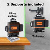 Pracmanu 16 Líneas Nivel De Láser 4D Auto-Nivelado Banda De Luz Verde Horizontal Y Vertical Potente Para Construcción Y Jardinería - details 4
