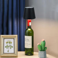 Lámpara De Botella LED Con Control Táctil Y 3 Niveles De Brillantez Luz De Noche Para Barra O Café Recargable Por Tipo-C - details 4
