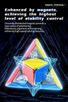 Picube MoYu Meilong Pyraminx V2 3x3x3 Cubo De La Pyramide Magia MoFangJiaoShi Con Pegatinas Puzzle Cubo Regalo Macaron - details 4
