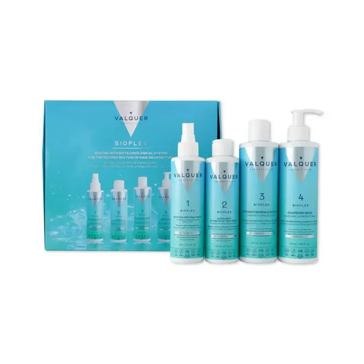 Estuche Bioplex - Tratamiento Completo para Reconstrucción y Protección Capilar - 975 ml - Valquer - perfecto para quienes buscan una solución completa para el cuidado del cabello. Este set ofrece todos los productos necesarios para restaurar, proteger... - 1