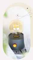 Lámpara Nocturna LED En Forma De Bulbo Retro Iluminación Para Dormitorio Y Corredor Batería Incluida Para Oficina Y Habitación De Bebé - details 11