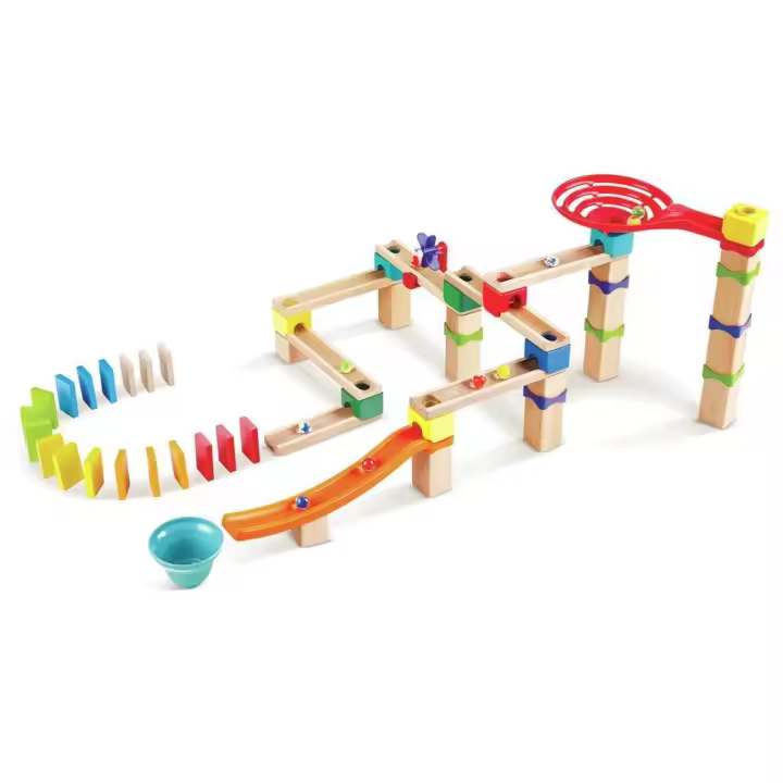 Pista de Canicas de Carreras en Madera - Hape E1101 - 1