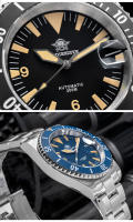 Reloj De Pulsera Mecánico Para Hombre ADDIESDIVE Lujo Cristal De Zafiro Resistente Al Agua 200M Luminoso Acero Inoxidable Analogo AD2064 - details 11