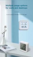 Sensor Inteligente De Temperatura Y Humedad Tuya WIFI Con Luz Albañil Soporte Para Alexa Y Google Assistant Control Remoto Inteligente - details 1