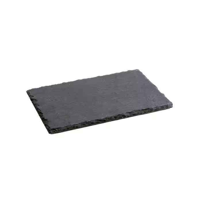 Bandeja Asados Pizarra Quid Gastro Fresh 40x30cm Negro Rugoso Fácil de Limpiar Reciclable 100% Higiénico - 1