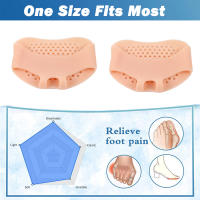 Pepmen Almohadillas De Dedos Suaves 2/4/10Pcs Alivio Del Dolor Metatarsal Neuroma Callo Protección Del Pie Inodoras Antideslizantes - details 2
