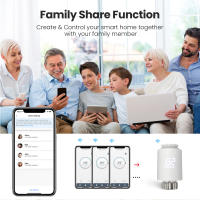Tuya ZigBee Radiator Actuator Thermostat Smart TRV Thermostatic Valve Temperature Controller Support Alexa Google Home TRV06 - details 4