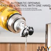 JJYY Dispensador De Aceite De Oliva Para Cocina Tapón De Botella De Cerveza Con Inclinación Automática Y Tapa Flip Top - details 3