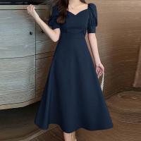 Vestido Midi Vintage De Suelta Corta Elegante ZANZEA Para Mujer Con Cintura Ajustada Vestido De Fiesta Verano 2024 Vestido De Boda A-line - details 5
