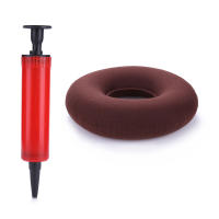Cojín Donut De Soporte Para El Glúteo Con Inflador De Bola De Masaje Para Alivio Del Dolor De La Colón Y Hemorroides Medico Asiento Esfuerzo Tailbone - details 10