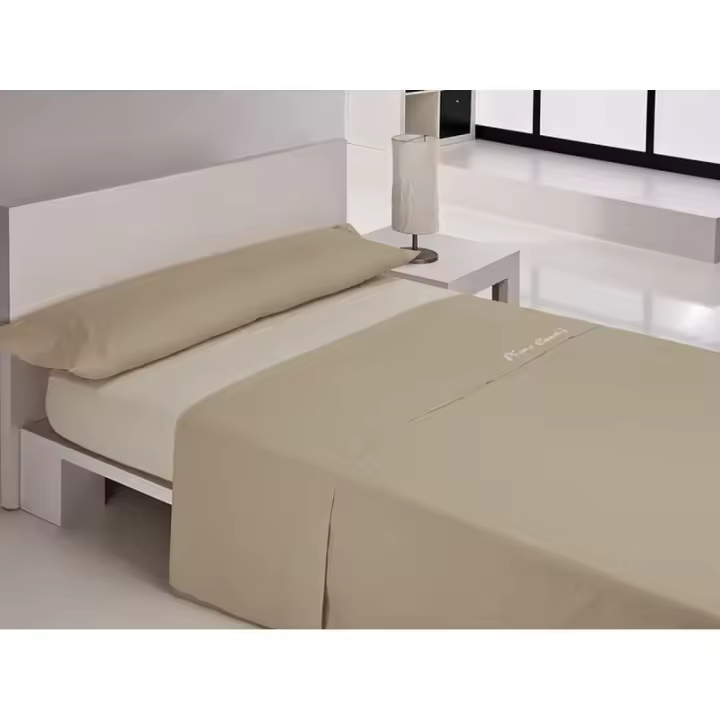 Pierre Cardin - Juego de Sábanas Pierre Cardin CORALINA FORESTA PO Beige Cama de 105 - 1