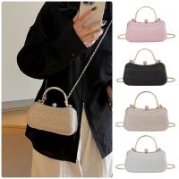 Bolso De Noche Para Mujer Elegante Con Diamantes Y Cadena De Hombro En Forma De Huevo Bolso De Mano Con Cierre Hasp Para Bodas Y Fiestas - details 1