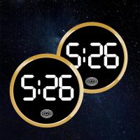 Reloj Digital LED Mini Para Coche Tipo Toque Adorno Automotriz Stick-On Interno Pantalla Táctil Para Vehículos - details 12
