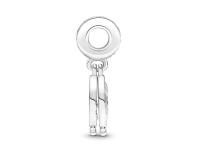 PANDORA Abalorio Colgante Doble de Estrella magnificada, Plumas de momentos compatibles, joyería para Mujer, para Mujer Gift, fabricado con Plata de ley y circonto cúbica, 1 Count, viene con El original embalaje de Caja de Giunte. - details 1