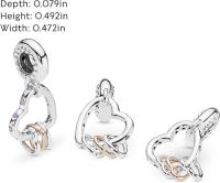 Pandora, Plata de Ley, circonitas cúbicos, Colección Moments - details 3