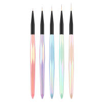 Pincel De Uñas Aurora Mango Lápiz De Arte Para Dibujar Líneas Rayas Pintura Flor Herramientas De Manicura Artísticas - details 5