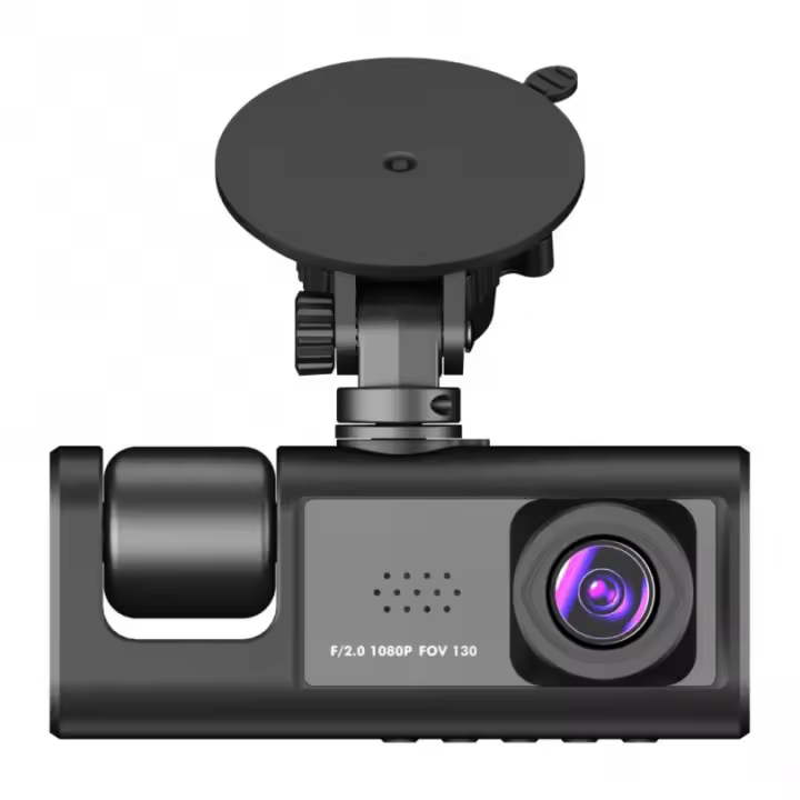 Cámara De Salpicadero Frontal E Interior, Dash Cam 8,03 cm 1080P, Sensor G, Visión Nocturna HD, Grabación En Bucle, Ángulo Amplio, DVR Para Coche-Black Friday-Gift de Navidad - 1
