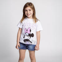 Camiseta Infantil Cerda Group Minnie Manga Corta Flecos Disney Tallas Varias - details 0