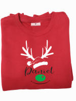 Sudadera navideña para mujer, hombre y niño. Jersey con divertidos dibujos festivos, ideal para la temporada navideña. Diseños únicos de artesanía española, disponibles en una variedad de modelos. Perfecto para compartir momentos especiales en familia dur - details 9