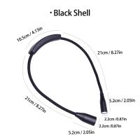 Luz De Lectura Portátil Para El Cuello Con 4 LED Recargable USB 3 Colores Lámpara Nocturna Para Costura Tejer Camping Reparación - details 7