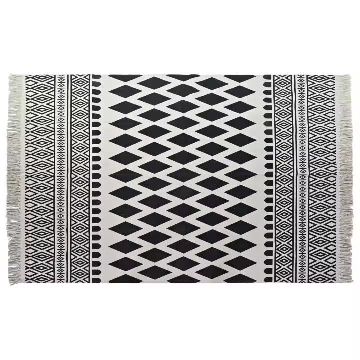 ALFOMBRA ALGODON 160X250X0,7 1000 GSM ROMBOS TX192807 - 1