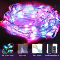 Lámpara De Fairy LED Inteligente Multicolor Y Cálida Para Decoración De Bodas Navidad Y Fiesta En El Dormitorio - details 2