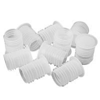 10Pcs Tapón De Botella De Plástico Rojo Para Vino Tapón Transparente Con Agujero Para Sal Resistente Al Polvo Fácil De Retirar - details 5