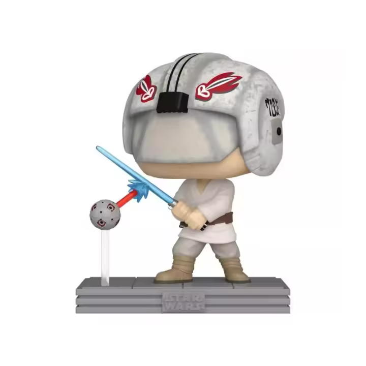 Funko-Funko POP! Star Wars Star Wars - Luke skywalker (with remote) - 1
