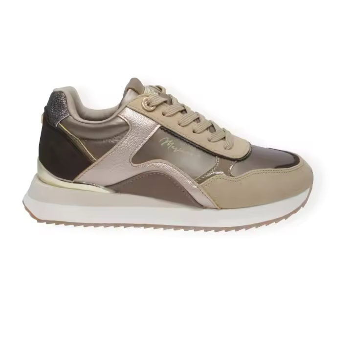 SNEAKER MUSTANG 63331 SAND METALIZADO - 1