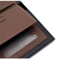 Cartera larga para hombre MenBense con costuras informales, diseño esmerilado, para documentos de mano, cartera de mano con múltiples tarjetas - details 10