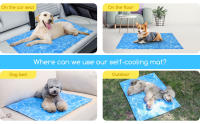 Nobleza - Alfombrilla refrescante para mascotas grandes. Auto refrigerante No tóxico. Ideal para para perros, gatos en verano - details 1