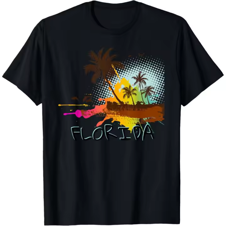 Camiseta de Manga Corta, 100% Algodón, Ropa Unisex para Hombres y Mujeres en 5 Tallas, Camiseta Negra, Cuello redondo con estampado. - 1