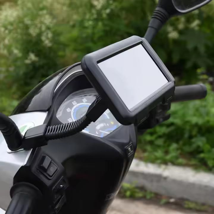 Soporte De Teléfono Móvil Para Motocicletas SEAMETAL Portavídeo Impermeable Funda Para Espejo Retrovisor Soporte Para Teléfono Autocicleta - 1