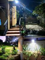 Lámpara Solar Exterior 9000000LM Con Sensor De Movimiento Luz De Jardín Y Calle Solar Resistente Al Agua Luz Solar Exterior Moderna ABS LED Incluida Montaje Self-Contained - details 0