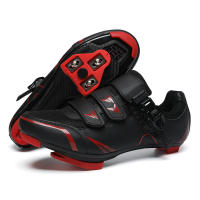 Zapatos De Ciclismo Para Hombre MTB Transpirables Antideslizantes SPD Deportivos De Bicicleta Cerradura Self-locking Material De La Suela De Goma - details 6