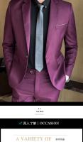 Traje De Boda Italiano Estilo Nuevo 6XL Para Hombre Conjunto De 3 Piezas (Chaleco + Chaqueta + Pantalones) Moda Negocios Formal - details 17