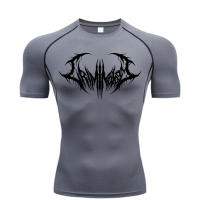 Camiseta De Fitness Para Hombres Musculado Gimnasio Quick Dry Transpirable Deporte Entrenamiento Estilo Fitness Ropa Deportiva - details 5