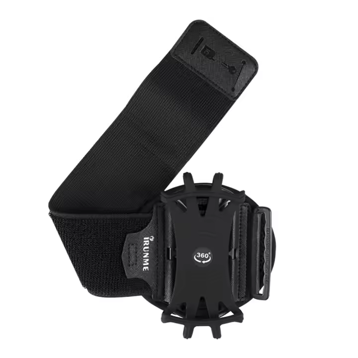 Soporte De Teléfono Móvil Rotativo 360 Grados Con Pulsera Ajustable Y Desmontable Para Deportes Y Fitness Accesorio Para Armario VAKIND - 1
