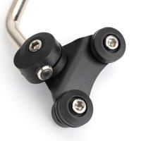 Areyourshop Soporte Universal Para Parabrisas De Motocicleta 7/8" 22mm Montaje En Manillar Estándar ABS Plástico + Metal - details 8