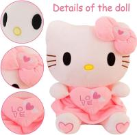 Muñeca de felpa, 30 cm Hello Kitty Juguete de felpa, Dibujos animados Lindo Hello Kitty Juguete Regalos, Muñecos Lindo de felpa, Creative para niños Amigos DE LA Familia - details 1